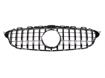 PARRILLA DELANTERA PANAMERICANA GTR PARA MERCEDES CLASE C W205 2014-2018 - NEGRO