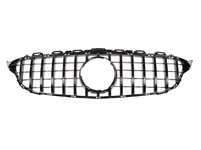 PARRILLA DELANTERA PANAMERICANA GTR PARA MERCEDES CLASE C W205 2014-2018 - NEGRO