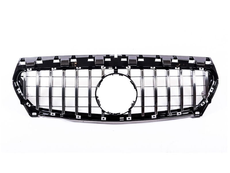 PARRILLA DELANTERA PANAMERICANA GTR PARA MERCEDES CLA C117 / X117 FACELIFT CROMO
