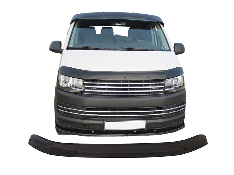 PROTETOR DE CAPÔ PARA VOLKSWAGEN TRANSPORTER T6 / T6.1 2015-2021 -  PRETO BRILHO