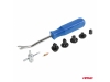 JUEGO DE CLIPS PARA CARROCERÍA 83+18 PIEZAS CON HERRAMIENTAS AMiO-04740