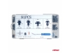 JUEGO DE CLIPS PARA CARROCERÍA 83+18 PIEZAS CON HERRAMIENTAS AMiO-04740