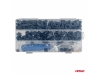 JUEGO DE CLIPS PARA CARROCERÍA 83+18 PIEZAS CON HERRAMIENTAS AMiO-04740