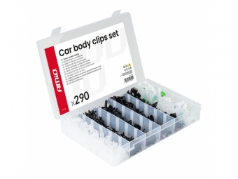 JUEGO DE CLIPS PARA CARROCERÍA 290 PIEZAS AMiO-04742