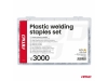 JUEGO DE GRAPAS PARA SOLDADURA DE PLÁSTICO 3000 PIEZAS AMiO-04743