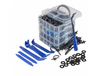 JUEGO DE CLIPS Y EXTRACTORES 1211 PIEZAS AMiO-04746