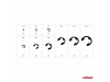 CONJUNTO DE RETENÇÃO EXTERIOR E-CLIP 300 PEÇAS AMiO-04124