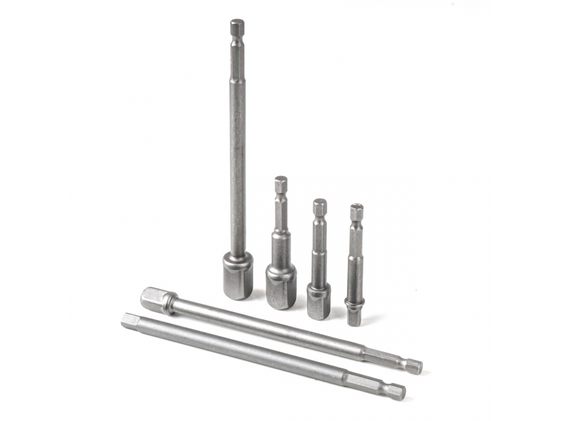 ADAPTADORES DE ENCHUFE HEXAGONALES HEX 1/4" 3/8" 1/2" AMiO-04781