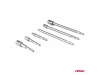 ADAPTADORES DE ENCHUFE HEXAGONALES HEX 1/4" 3/8" 1/2" AMiO-04781