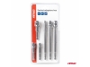 ADAPTADORES DE ENCHUFE HEXAGONALES HEX 1/4" 3/8" 1/2" AMiO-04781