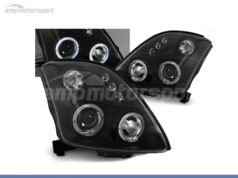 FAROS DELANTEROS OJOS DE ANGEL PARA SUZUKI SWIFT