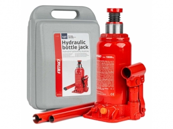 GATO HIDRAULICO DE BOTELLA 10T CAJA PVC AMiO-04184