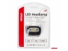 LINTERNA DE CABEZA LED (FRENTE) RECRAGABLE 3W 1200MA, 180FLUX IPX4