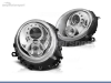 FAROIS DIANTEIROS PARA MINI COOPER R56/R57 CROMADOS 2006-2014