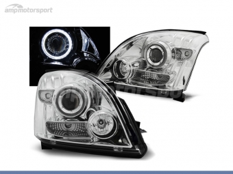 FAROIS DIANTEIROS ANGEL EYE PARA TOYOTA LAND CRUISER FJ120