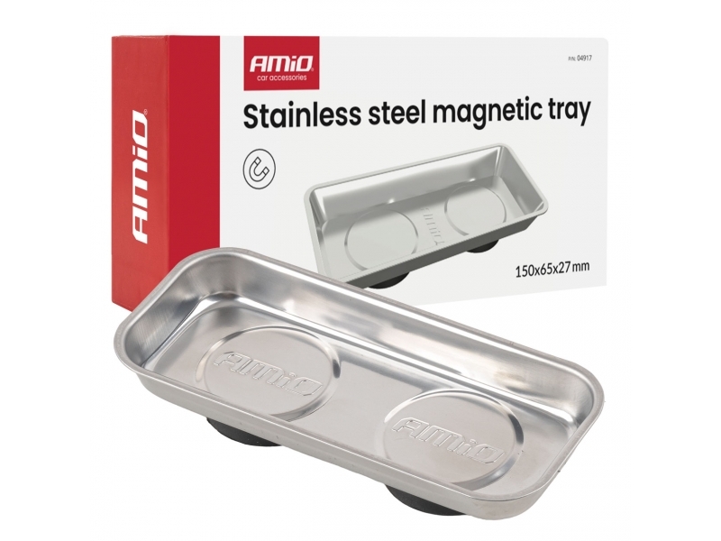 CUENCO MAGNÉTICO DE ACERO INOXIDABLE 150X65X27MM AMiO-04917