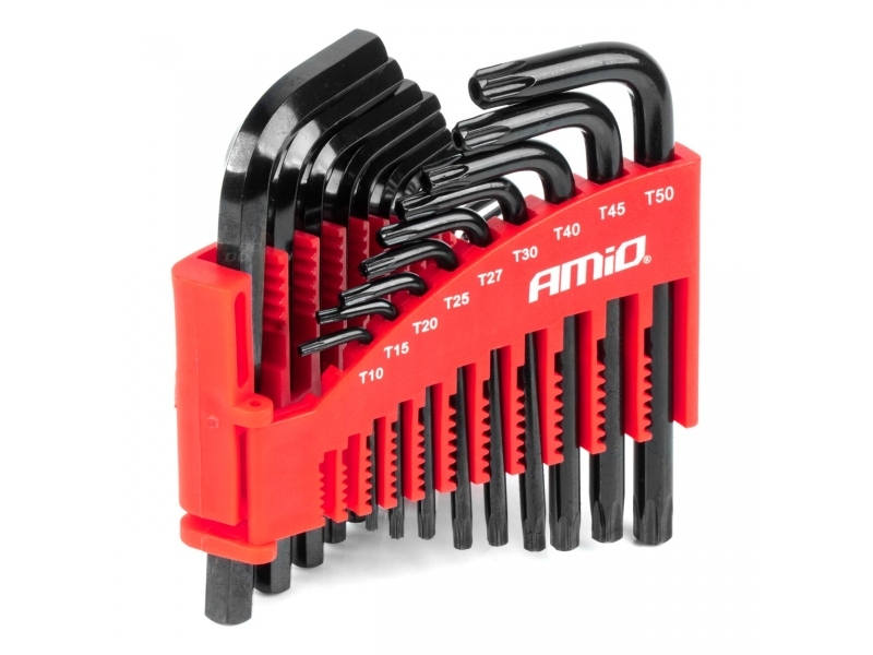 CHAVES ALLEN (IMBUS) E CHAVES TORX CRV PRETAS 22PCS AMiO-04297