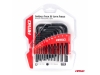 LLAVES ALLEN (IMBUS) Y LLAVES TIPO TORX CRV NEGRAS 22PZS AMiO-04297