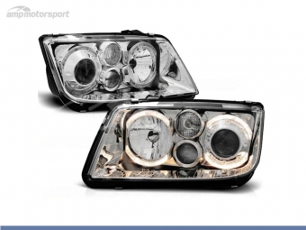 FAROS DELANTEROS OJOS DE ANGEL PARA VOLKSWAGEN BORA