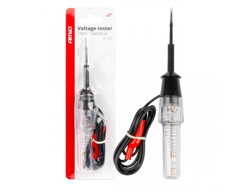 COMPROBADOR DE VOLTAGE DÍGITAL 6-12V AMiO-04272