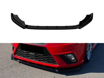 SPOILER DIANTEIRO PARA SEAT IBIZA MK5 2017-2021 - PRETO BRILHO