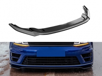 SPOILER DELANTERO PARA VOLKSWAGEN GOLF 7 R 2013-2016 - NEGRO BRILLO