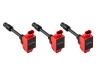 KIT DE 3 BOBINAS DE ENCENDIDO ALPHA COMPETITION TOYOTA YARIS GR - ROJA