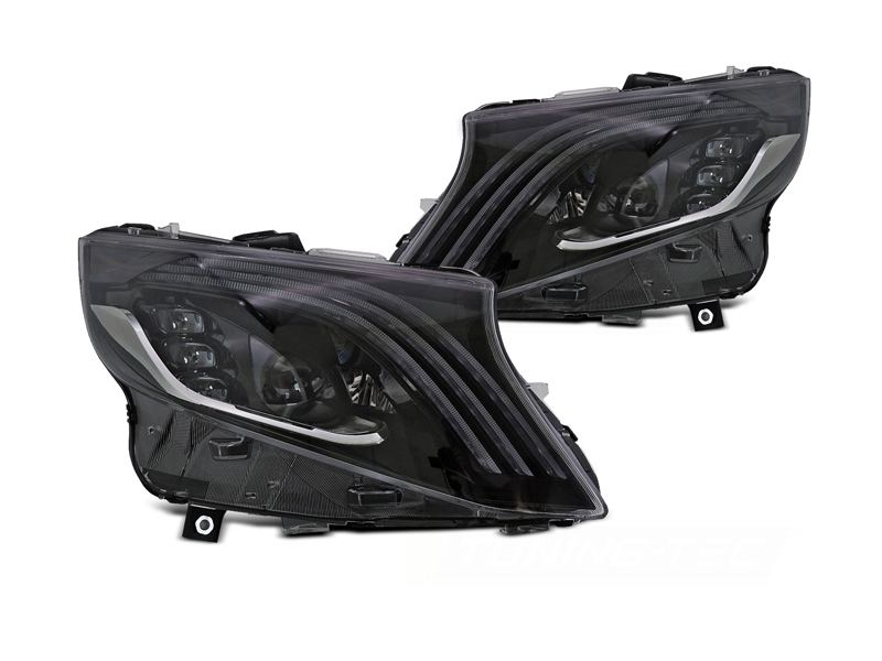 FAROIS DIANTEIROS FULL LED MERCEDES CLASSE V W447 / VITO W447 2014-2023