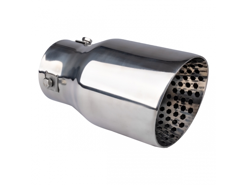 COLA DE ESCAPE ACERO INOXIDABLE CROMADO AMiO-04060
