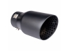 COLA DE ESCAPE ACERO INOXIDABLE NEGRO MATE AMiO-04061