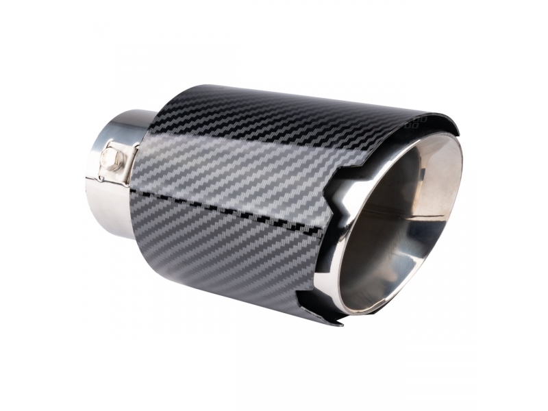 COLA DE ESCAPE ACERO INOXIDABLE CARBONO AMiO-04065