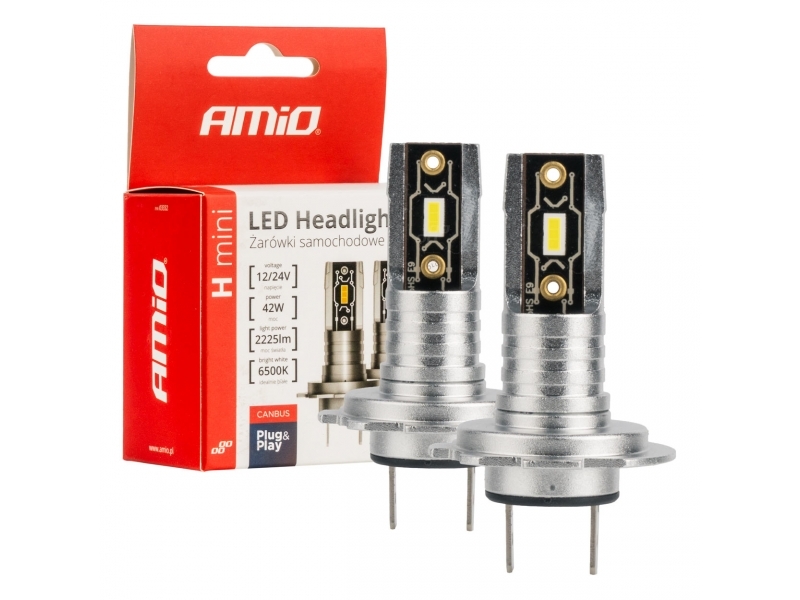 BOMBILLAS LED HEADLAMP H7/H18 H-MINI AMiO