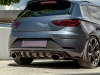 ADIÇÃOES LATERAIS TRASEIRAS SEAT LEON FR/CUPRA 2012-2016 - PRETO BRILHO