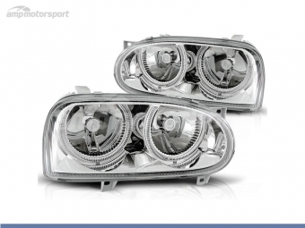 FAROIS DIANTEIROS ANGEL EYE PARA VOLKSWAGEN GOLF MK3