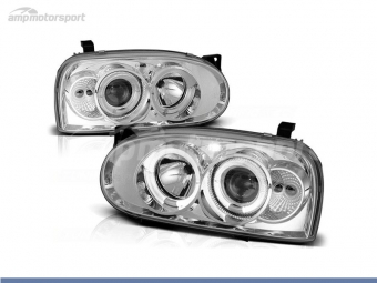 FAROIS DIANTEIROS ANGEL EYE PARA VOLKSWAGEN GOLF MK3