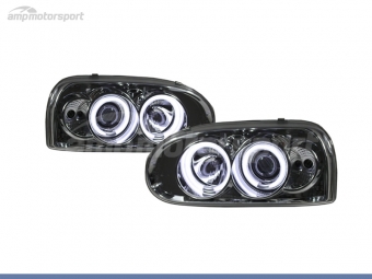 FAROIS DIANTEIROS ANGEL EYE CCFL PARA VOLKSWAGEN GOLF MK3