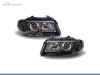 FAROS DELANTEROS NEGROS PARA AUDI A4 B5