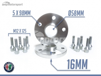 ESPAÇADORES DE 16MM PARA ALFA ROMEO 147