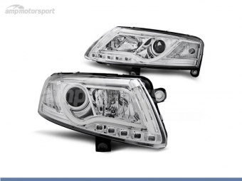 FAROIS DIANTEIROS LUZ DIURNA TUBE LIGHT PARA AUDI A6 4F