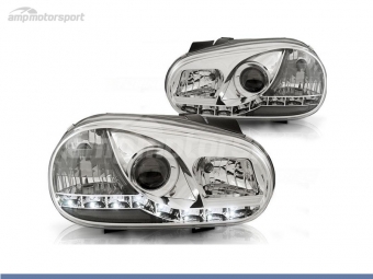 FAROIS DIANTEIROS LUZ DIURNA LED PARA VOLKSWAGEN GOLF MK4