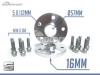 ESPAÇADORES DE 16MM PARA SEAT EXEO