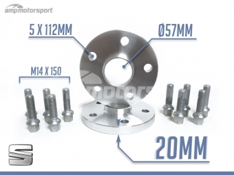 SEPARADORES DE 20MM PARA SEAT EXEO