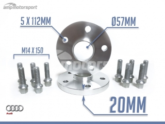 ESPAÇADORES DE 20MM PARA AUDI A3