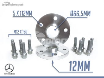 ESPAÇADORES DE 12MM PARA MERCEDES CLASE C