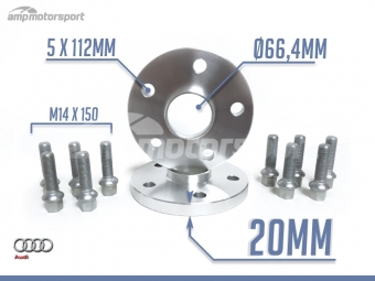 ESPAÇADORES DE 20MM PARA AUDI A5