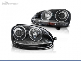 FAROIS DIANTEIROS LOOK GTI PARA VOLKSWAGEN GOLF / VARIANT / JETTA MK5