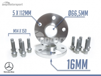 ESPAÇADORES DE 16MM PARA MERCEDES