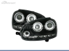 FAROS DELANTEROS OJOS DE ANGEL + LUZ DIURNA PARA VOLKSWAGEN GOLF / VARIANT / JETTA MK5