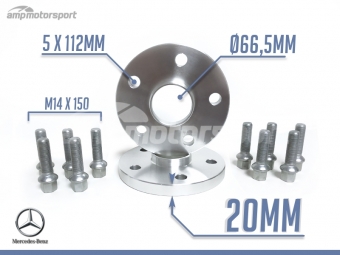 ESPAÇADORES DE 20MM PARA MERCEDES GLK