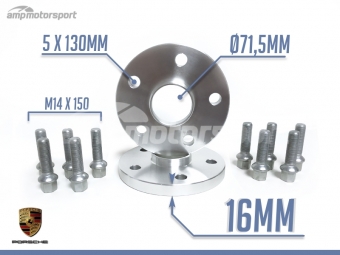 ESPAÇADORES DE 16MM PARA PORSCHE